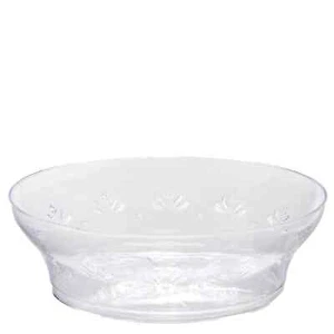 10oz Disposable Fancy Plastic Crystal Clear Dessert Bowl Salad Ice Cream 50pcs - Picture 1 of 4