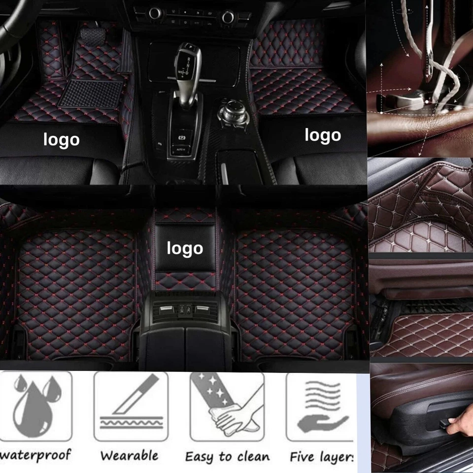 Alfombrillas de coche personalizadas de lujo impermeables forros automáticos para Ford Explorer Foto 1 de 4