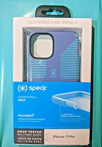 Speck CandyShell Grip Case for iPhone 11 Pro - Dual Layer Protection Purple/Blue - Picture 1 of 2