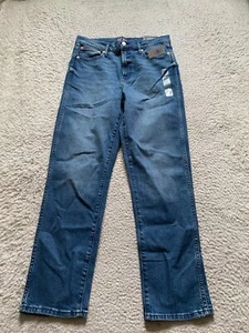 Pantalones de mezclilla Gap para mujer de tiro alto vintage ajustados al tobillo recto azules talla 8 (28 x 27) - Imagen 1 de 14