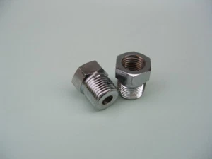 Reductores hidráulicos Lowrider de 1/4""F a 3/8""M, para calibre de 1/4"", 2 piezas - Imagen 1 de 1