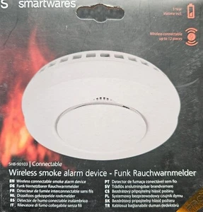 Smartwares SH8-90103 Funk Rauchwarnmelder PRO, Rauchmelder, auch vernetzbar - Bild 1 von 2
