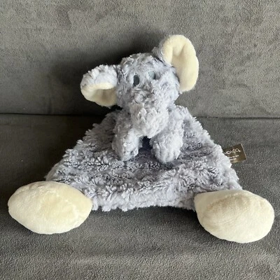 DEMDACO Sonajero Blankie Lovey Lovie Manta de Seguridad Suave Ellery Elephante Foto 1 de 4