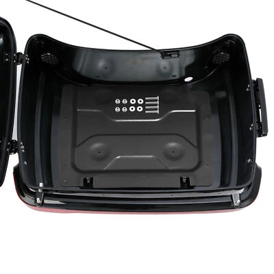 Placa base de metal para maletero apta para Harley Touring Street Glide Road King 2014-2025 Foto 1 de 4