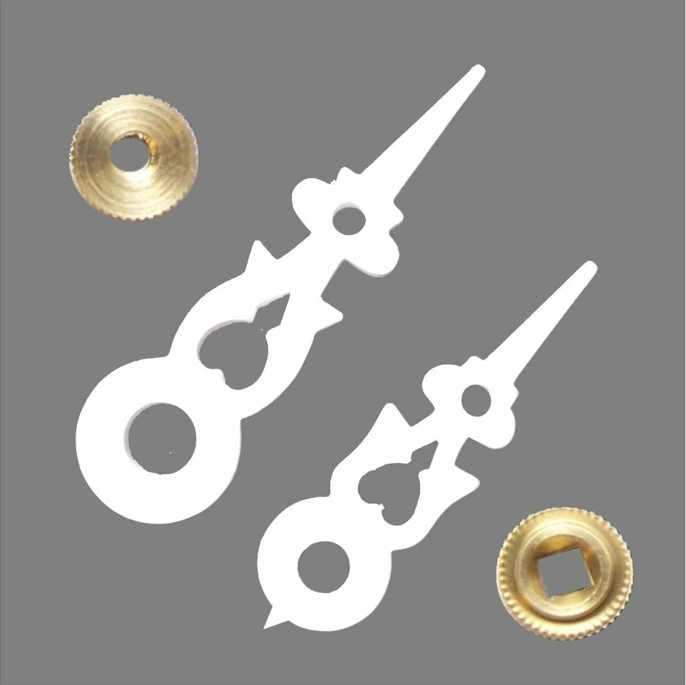 Zeiger Kuckucksuhr mit Zeigerbuchse und Zeigermutter für Zifferblatt 60mm - Bild 1 von 4