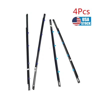 4Pcs Outside Door Window Weatherstrip Molding For Honda Accord Sedan 1994-1997 Foto 1 de 4