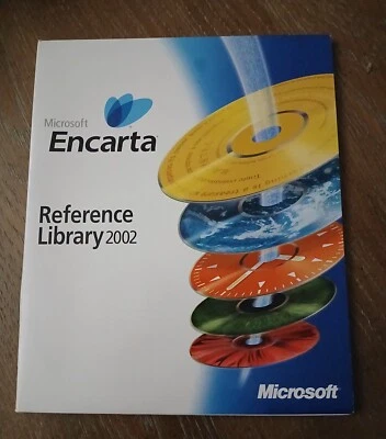 Microsoft Encarta Reference Library 2002 - 5 CD-ROM Edition - For PC - Pre-Owned - Image 1 of 2