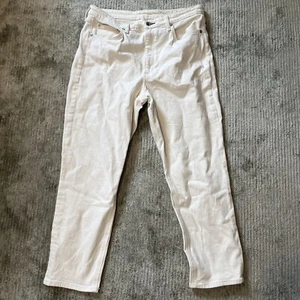 Rag & Bone Nina High-Rise Cigarette Ankle Jeans Ecru - Picture 1 of 7
