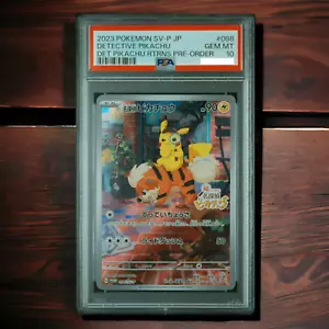 PSA 10 Detective Pikachu Returns SV-P 098 Pokemon TCG Japanese Promo Card - Picture 1 of 4