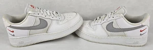 Mens Nike Air Force 1 07 Double Swoosh Trainers. White. UK Size 8. - Picture 1 of 16