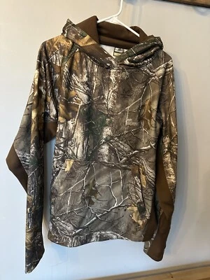 Berne ~ Real tree ~ CAMO Fleece Pullover ~ Size Large - Image 1 of 4