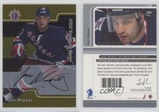 2001-02 ITG Be A Player Signature Series Gold Auto Jan Hlavac #082 Auto