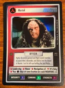 2000 Decipher Star Trek Reflections Martok Used Free Shipping - Picture 1 of 2
