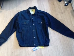 Giacca jeans Draggin nera abbottonata donna taglia 8 - Foto 1 di 8