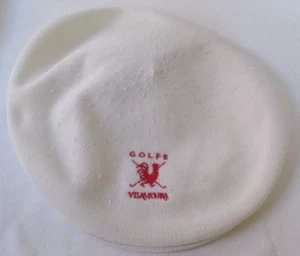 KANGOL GOLFE WHITE CAP HAT SIZE M - Picture 1 of 4