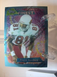 1995 Topps Finest Football Card #216 Frank Sanders ROO, RC (2342) - Foto 1 di 2
