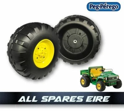 PEG PEREGO ITALY John Deere Gator 12 Volt Peg Perego Ersatz Vorne Räder Reifen