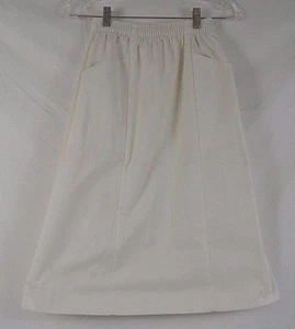 Crest Uniform Scrub Skirts 7626 Size 8 White 731G - Picture 1 of 2