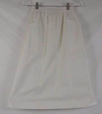 ProWhite by Crest Uniform Scrub Skirts  7626 01 Size 6 White 768R - Image 1 of 4