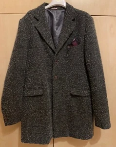 CAPPOTTO KLIXS JEANS UOMO tg 50/52 grigio melange MADE IN ITALY - Foto 1 di 6