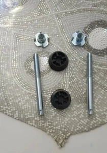 ⚜️Ikea PAX 2 dreiteilige Füße Schrank höhenverstellbar 5,2-7,5cm Neu Ersatz teil - Bild 1 von 3