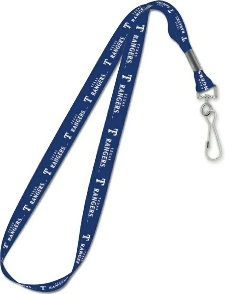 Texas Rangers 3/4" Lanyard " Graphics One Sided Only" - Image 1 of 1