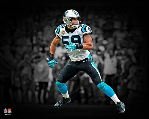 Luke Kuechly Carolina Panthers Unsigned Spotlight 16" x 20" Photo - Fanatics Cover