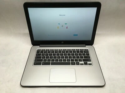 HP Chromebook 14 G4 Intel Celeron 4GB 16GB SSD WiFi HDMI Webcam AC Charger - Image 1 of 4