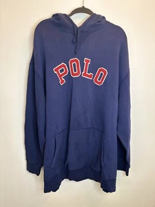 Sudadera con capucha azul para hombre Polo Ralph Lauren talla 3XB. - Imagen 1 de 4