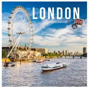 2026 London Wall Calendar - Square Wall Calendar 30cm x 30cm - Picture 1 of 4
