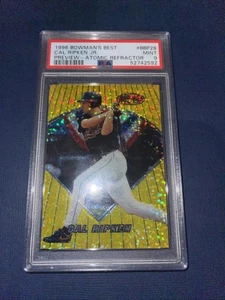 1996 CAL RIPKEN Bowman’s Best Atomic Refractor Preview #28 PSA 9 MINT - Picture 1 of 2