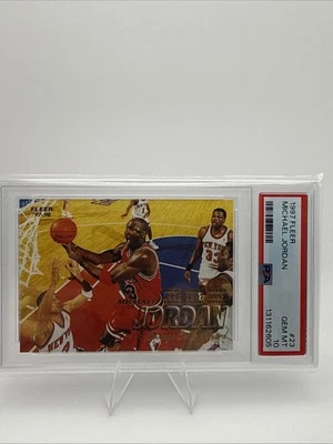 Baloncesto Fleer NBA Michael Jordan 1997 #23 PSA 10 Foto 1 de 3