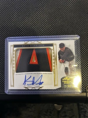 2022 Leaf Trinity KYLE HARRISON GOLD PATCH AUTO /50 3 COLOR PATCH - Image 1 of 2