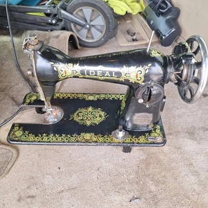 Seltene Vintage Ideal Nähmaschine für Teile Reparatur - Bild 1 von 11
