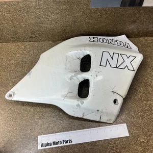 89 Honda NX250 Right Side Gas Tank Fairing Shroud Cover Plastic 1989 - Picture 1 of 13