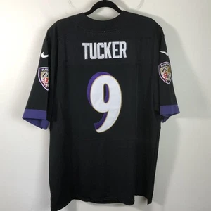 Baltimore Ravens NFL Nike On Field Justin Tucker #9 Stitched Trikot Gr. 44 schwarz - Bild 1 von 16