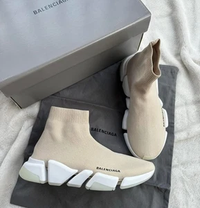Balenciaga Beige & White 2.0 Speed Runners - 40 EU - UVP: 990 $ - Original - Bild 1 von 2