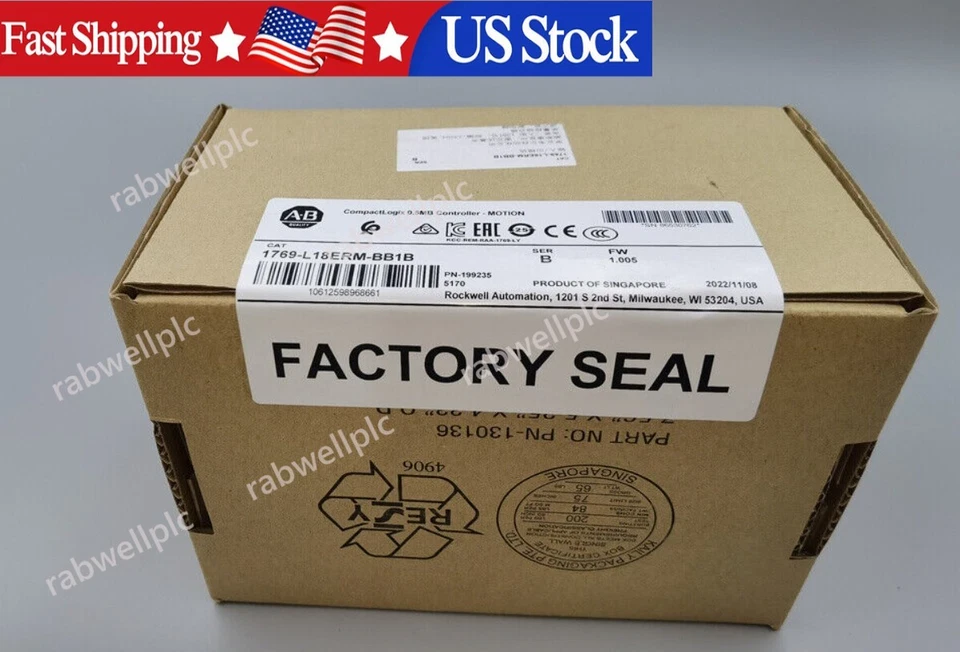 AB New Factory Sealed 1769-L18ERM-BB1B CompactLogix 0.5MB Controller Motion - Image 1 of 1