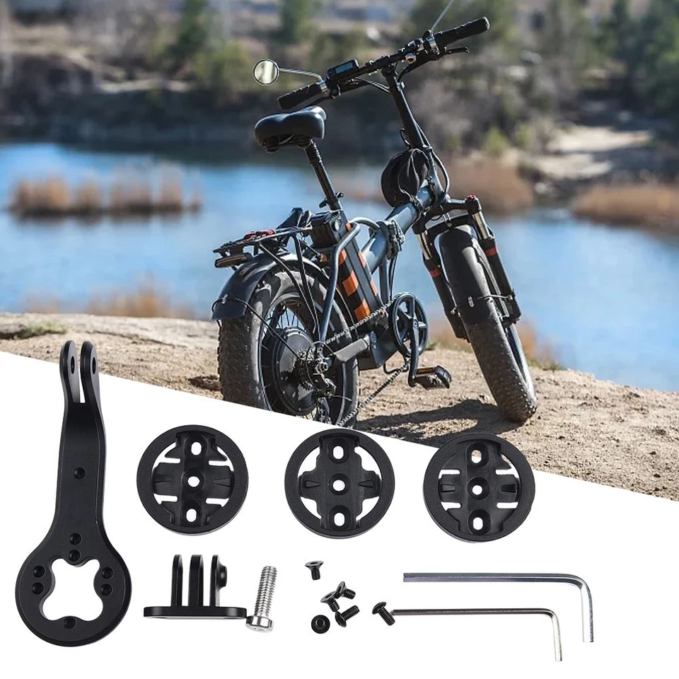 Stand Bike Computer Holder Bracket Kit Set For TREK Bontrager Blendr Stem - Image 1 of 4