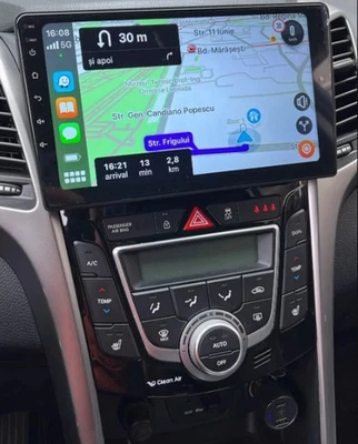 4-64G Android 15For Hyundai Elantra GT 2013-17 Car Stereo Radio Carplay WIFI GPS - Image 1 of 4