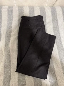 Pantalones de vestir Brooks Brothers "Fitzgerald Fit" talla 38x31 gris estampado a cuadros lana - Imagen 1 de 5