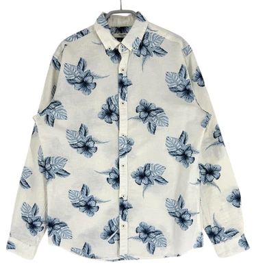 Camisa Casual De Hombre Jack & Jones Jprsummer Con Estampado Floral Talla S - Imagen 1 de 4