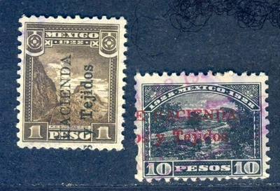 Ingresos de México, Renta Interior de 1928, $1 peso y $10 pesos Foto 1 de 3