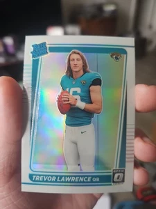 2021 Panini Donruss Optic #201 Trevor Lawrence Holo Variation RC - Picture 1 of 2