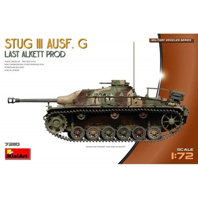Modellino Carro Stug III Ausf. G Last Alkett Prod MiniArt 72110 1:72 Ch - Immagine 1 di 4