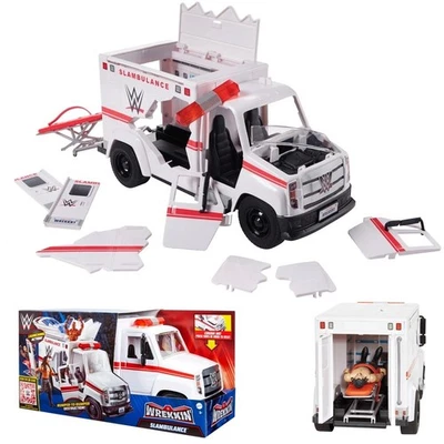 WWE Playset Wrekkin' Slambulance Breakaway Vehicle [44.9L x 22W x 18.79H cm] - Image 1 of 4