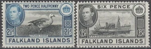 EDSROOM-20616 Falkland Islands 101-102 HR 1949 Complete CV$14.25 - Picture 1 of 2