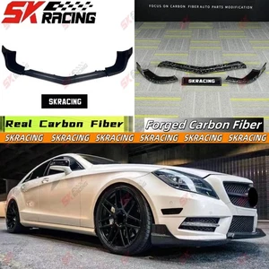 Fits Benz CLS63 AMG CLS550 2012-2014 Carbon Fiber/Forged Carbon Front Bumper Lip - Bild 1 von 29