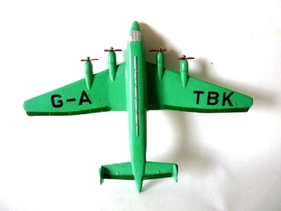 DINKY GIANT HIGH SPEED MONOPLANE  62Y 2-TONE GREEN G-ATBK VINTAGE 1945-49 - Image 1 of 4