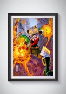 KATSUKI BAKUGO Print / My Hero Academia BNHA Wall Art Poster / Anime Boku No Her - Picture 1 of 5